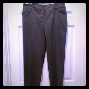 I.N. STUDIO 12P petite slacks pants gray black